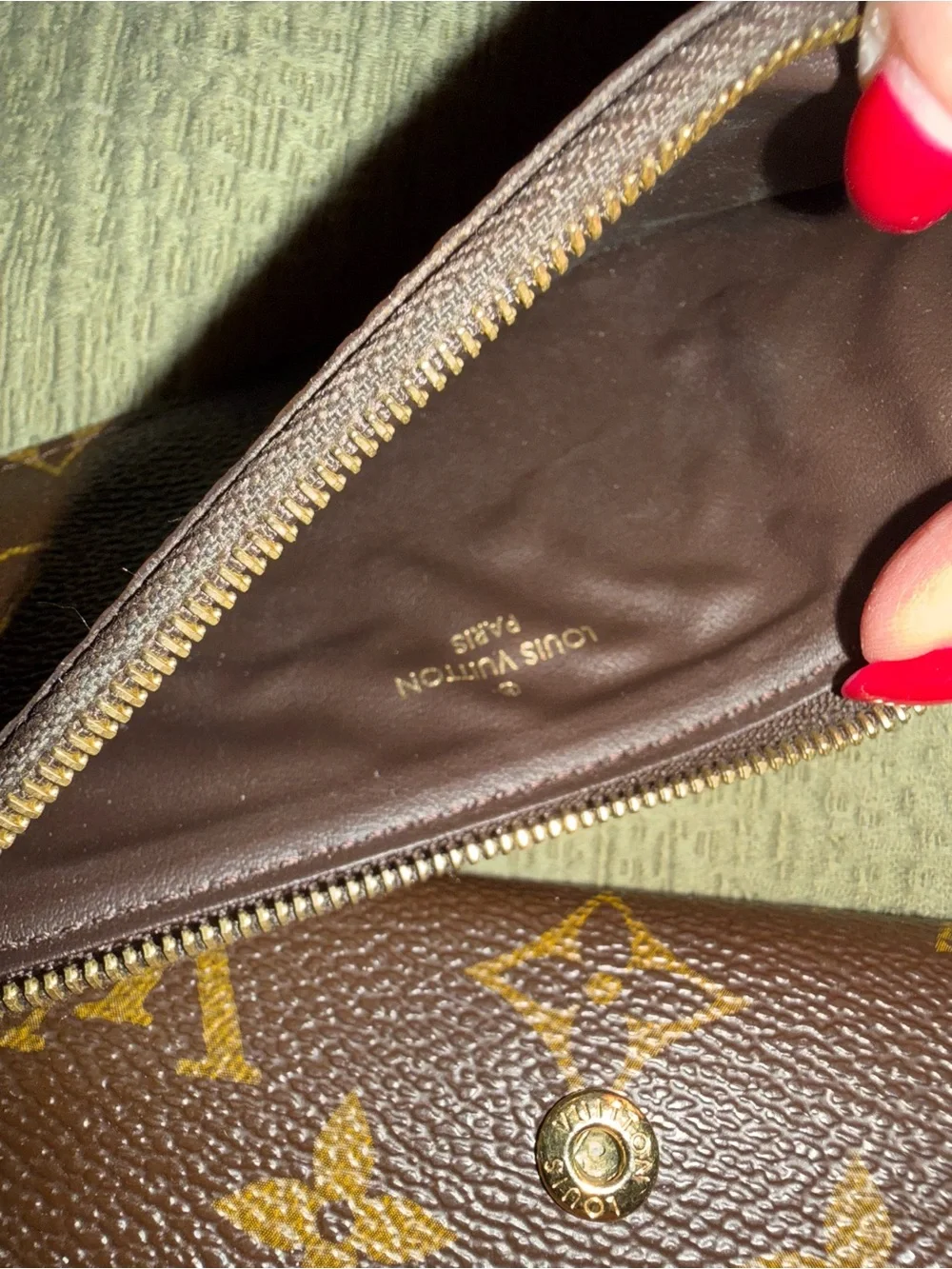 Louis Vuitton Josephine Monogram Envelope Wallet